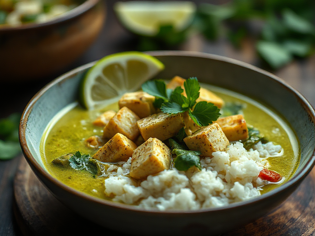 Thai Green Curry w/ Tofu